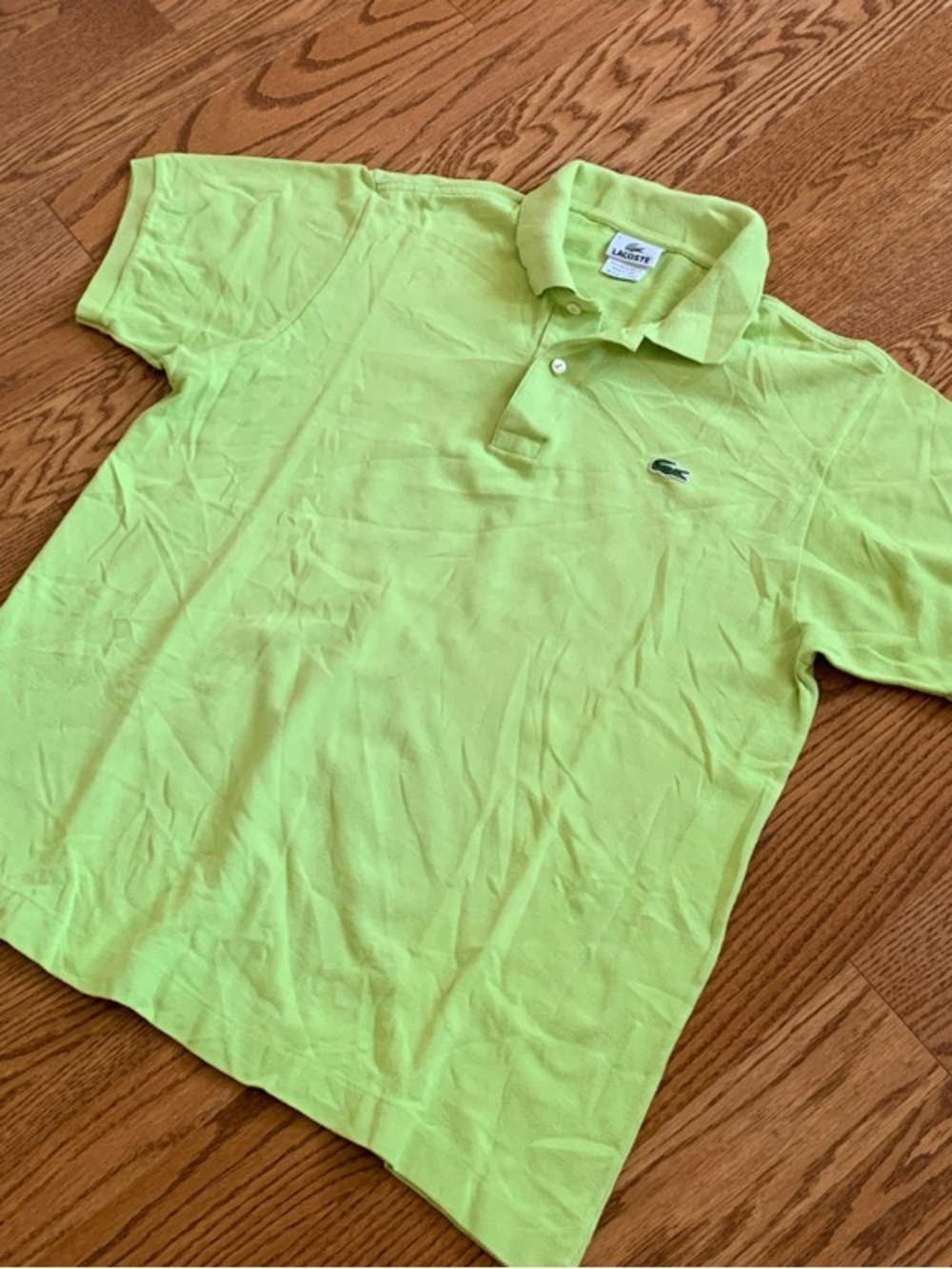 Lacoste Neon Green Polo Shirt